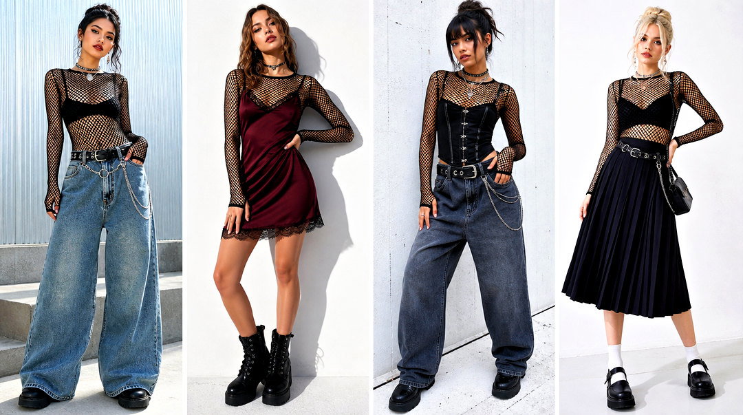 20 Lip Service Fishnet Top Outfit Ideas for Edgy Festival Style