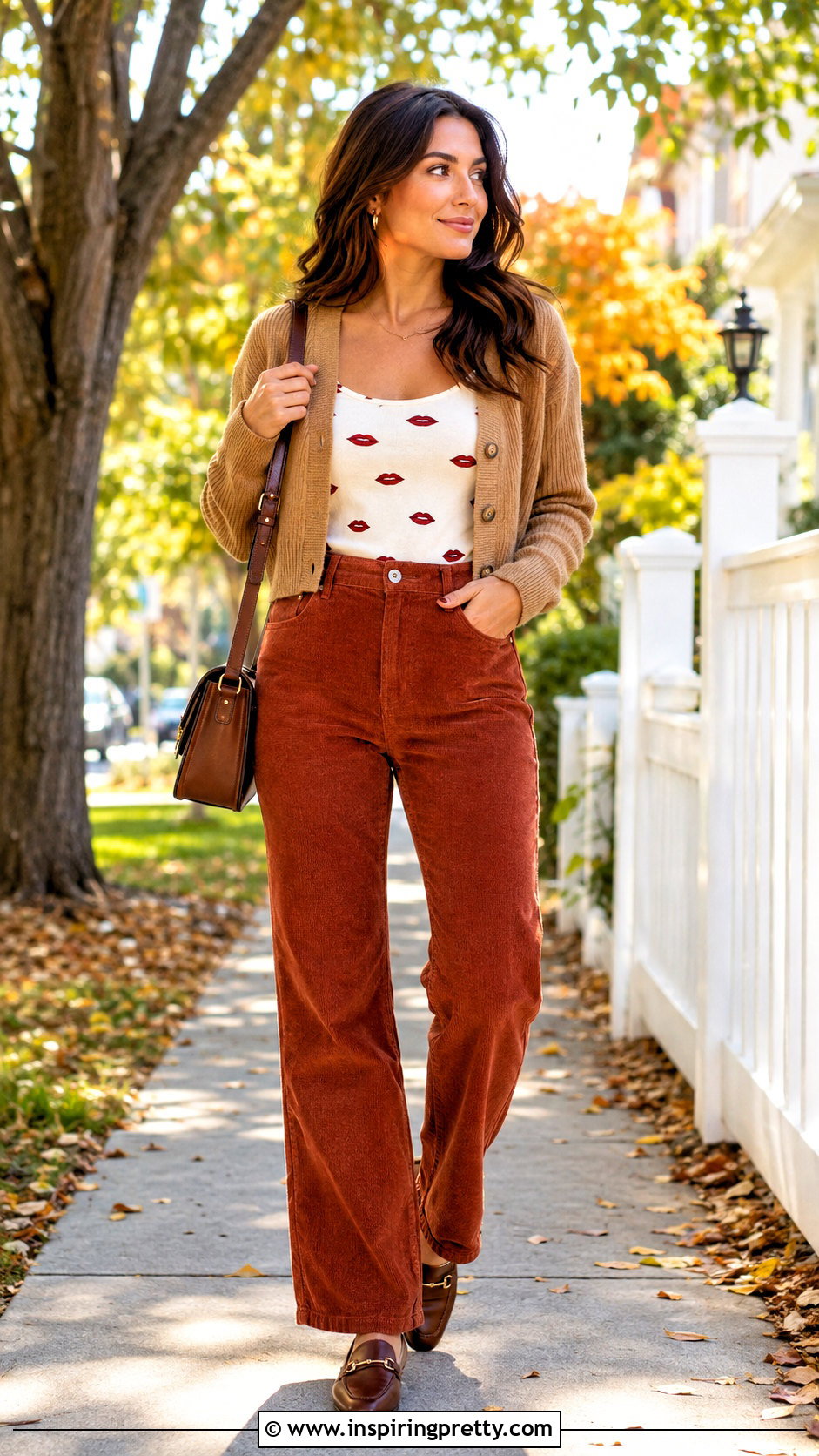 Lips Tank Top With Corduroy Pants - 25 lips tank tops
