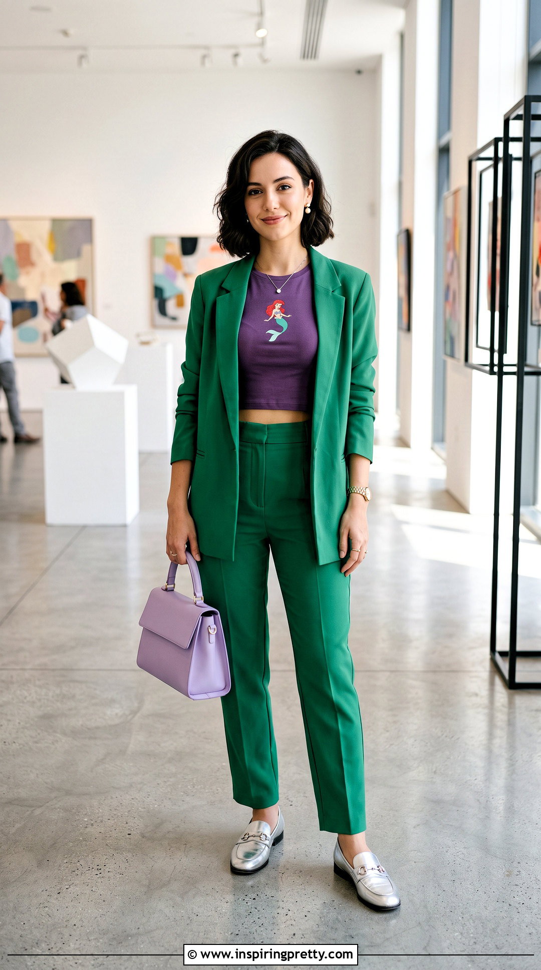 Little Mermaid Crop Top With Green Suit - 20 little mermaid crop top outfit ideas