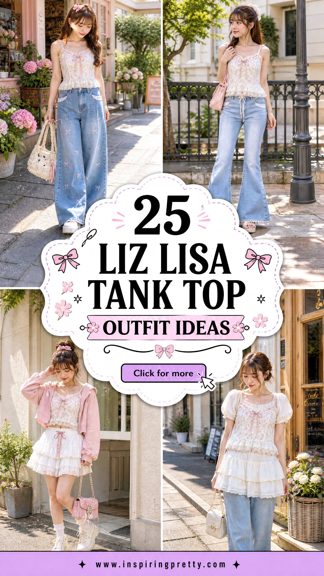 25 Liz Lisa Tank Top Outfit Ideas for Sweet Summer Style - 25 Liz Lisa Tank Top Outfit Ideas for Sweet Summer Style