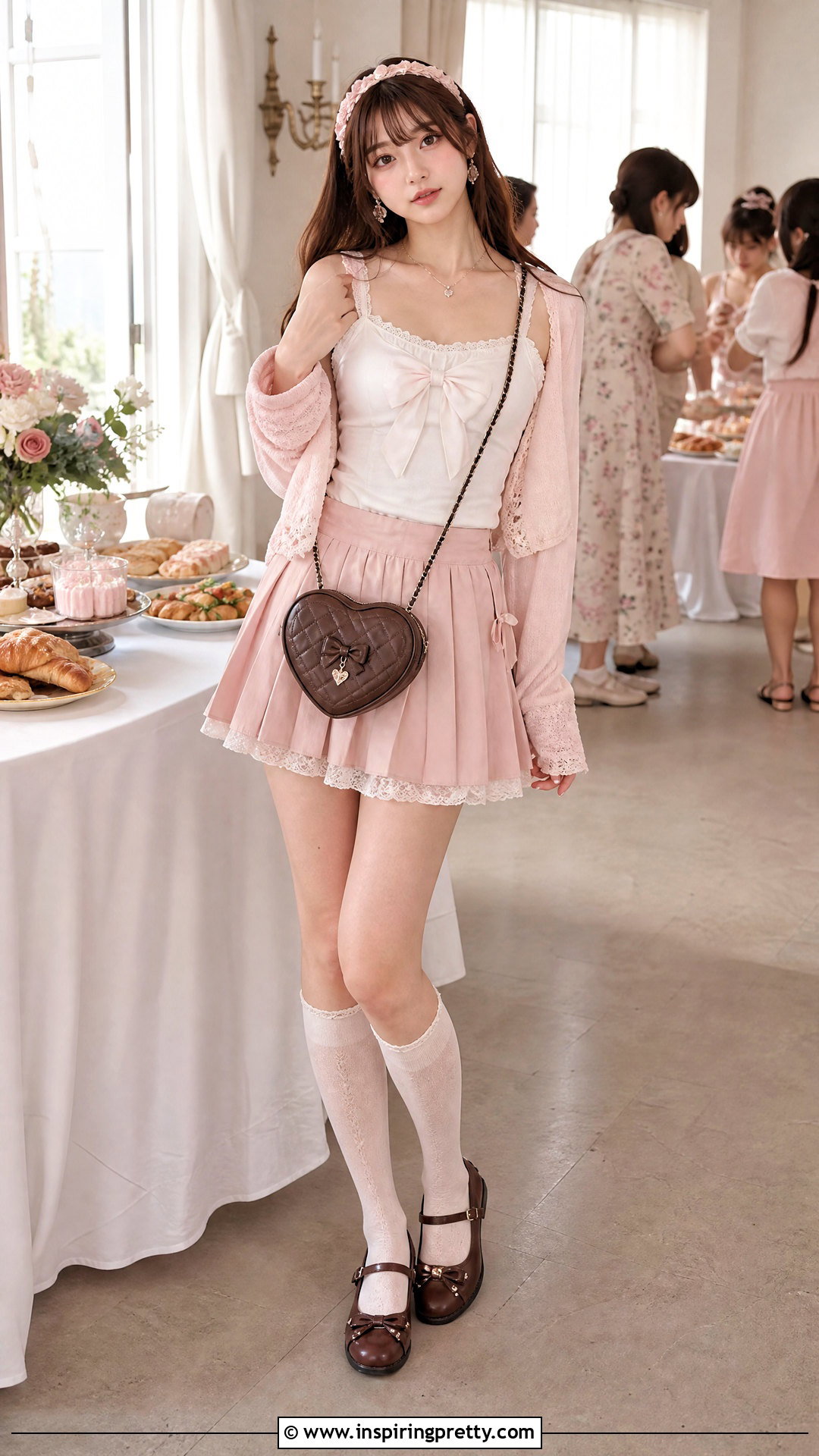 Liz Lisa Tank Top With Pink Pleated Skirt - 25 liz lisa tank top outfit ideas