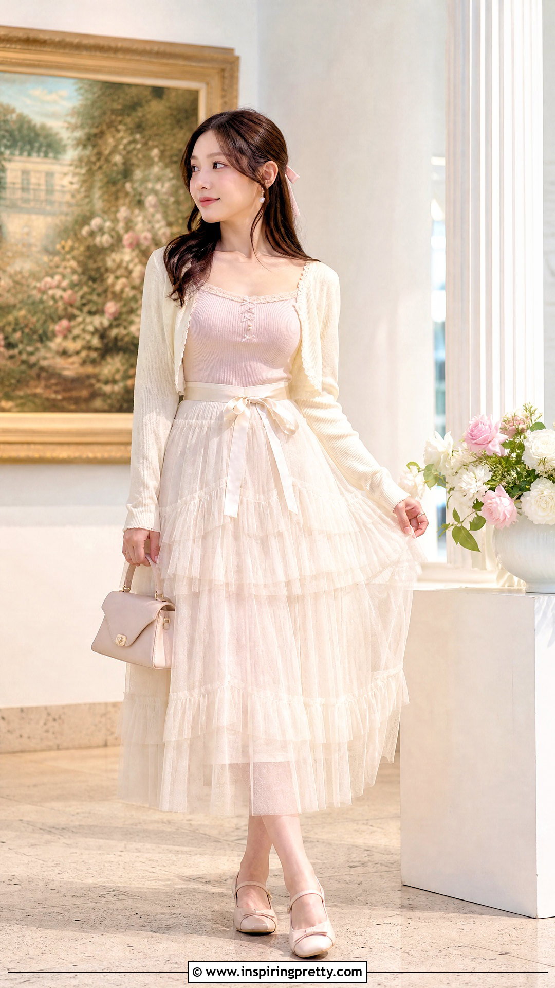 Liz Lisa Tank Top With Tulle Midi Skirt - 25 liz lisa tank top outfit ideas