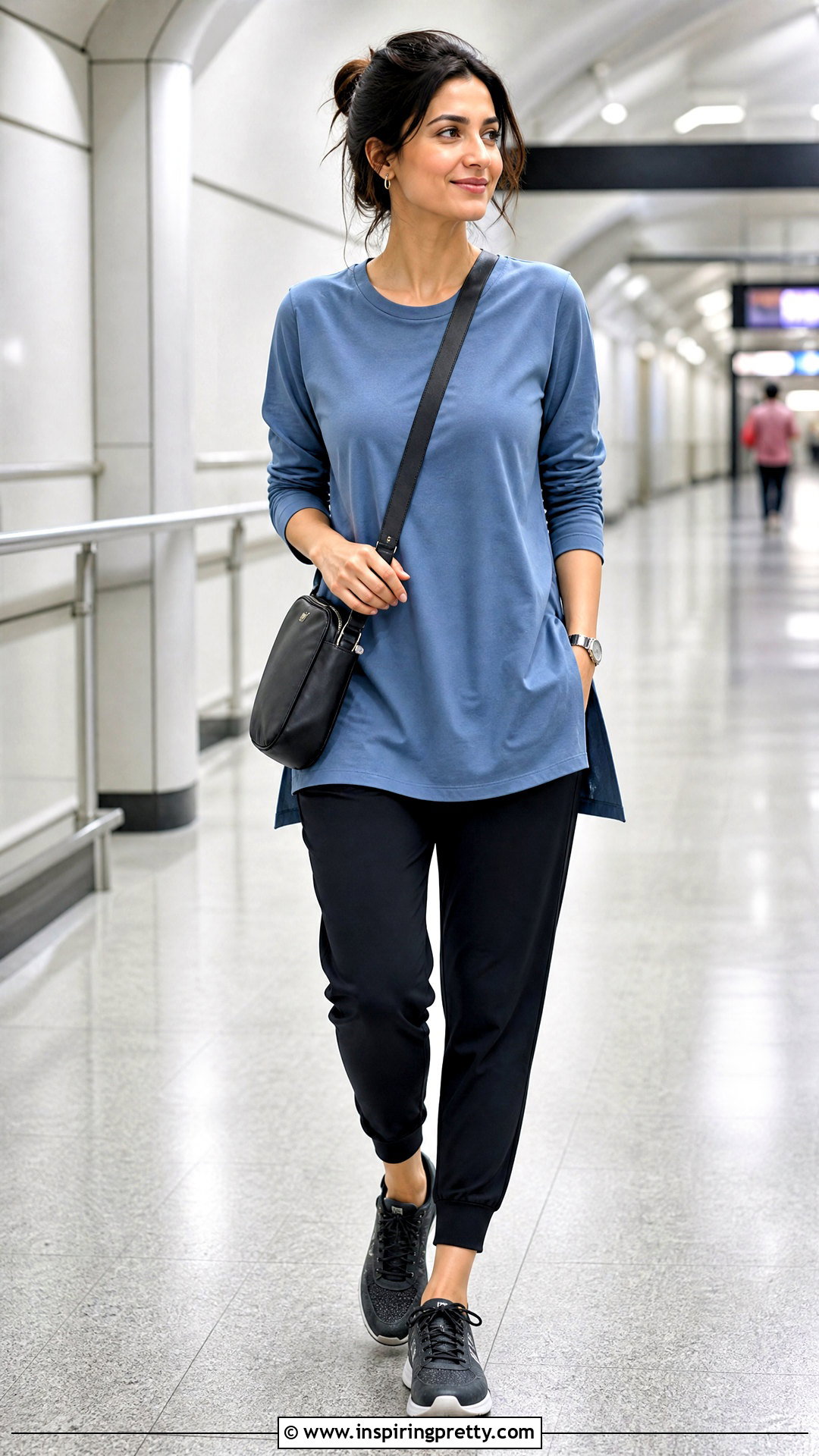 Long Cotton Top With Jogger Pants - 50 long tops for women