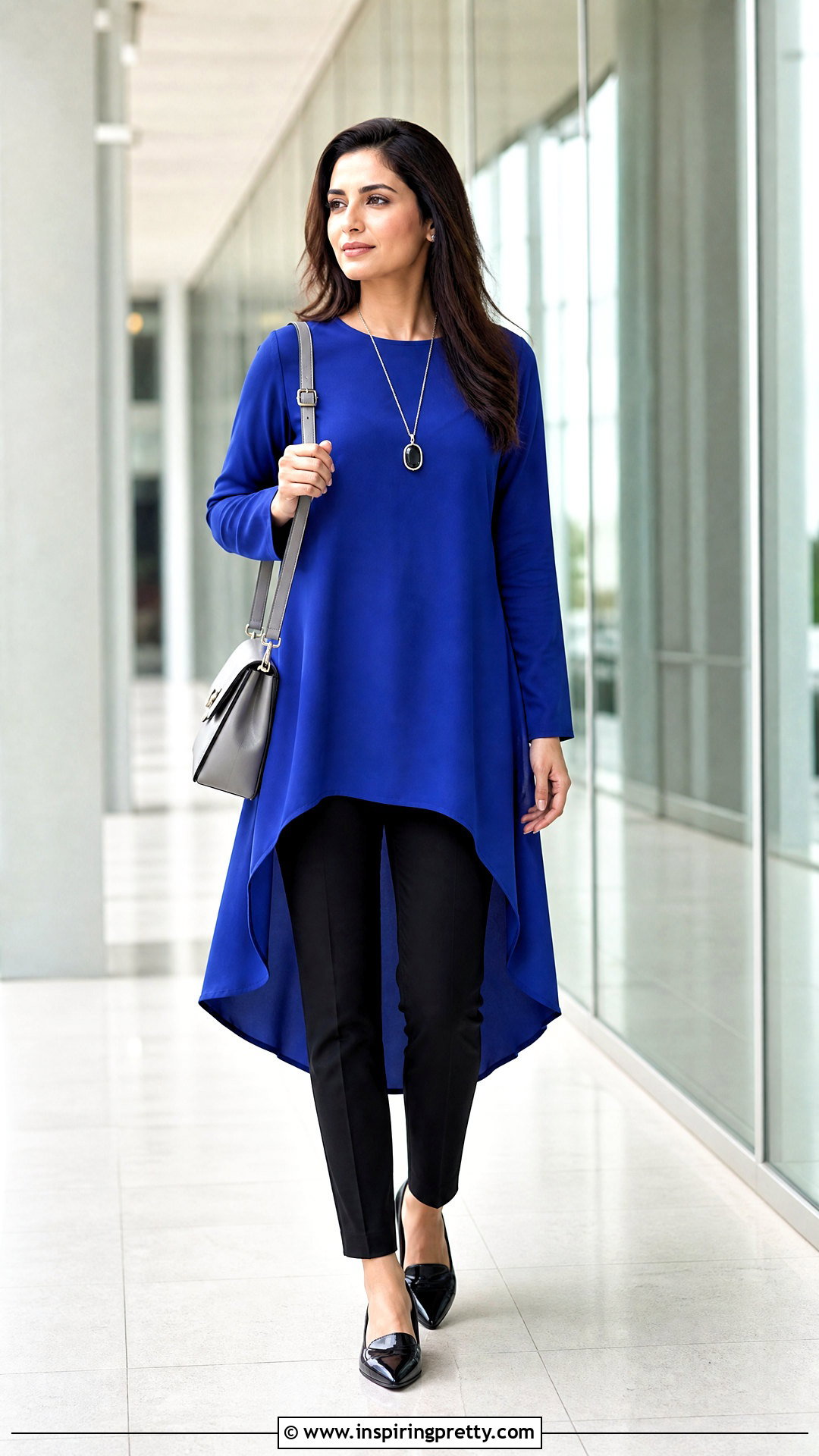 Long High Low Tunic With Skinny Pants - 50 long tunic tops outfit ideas
