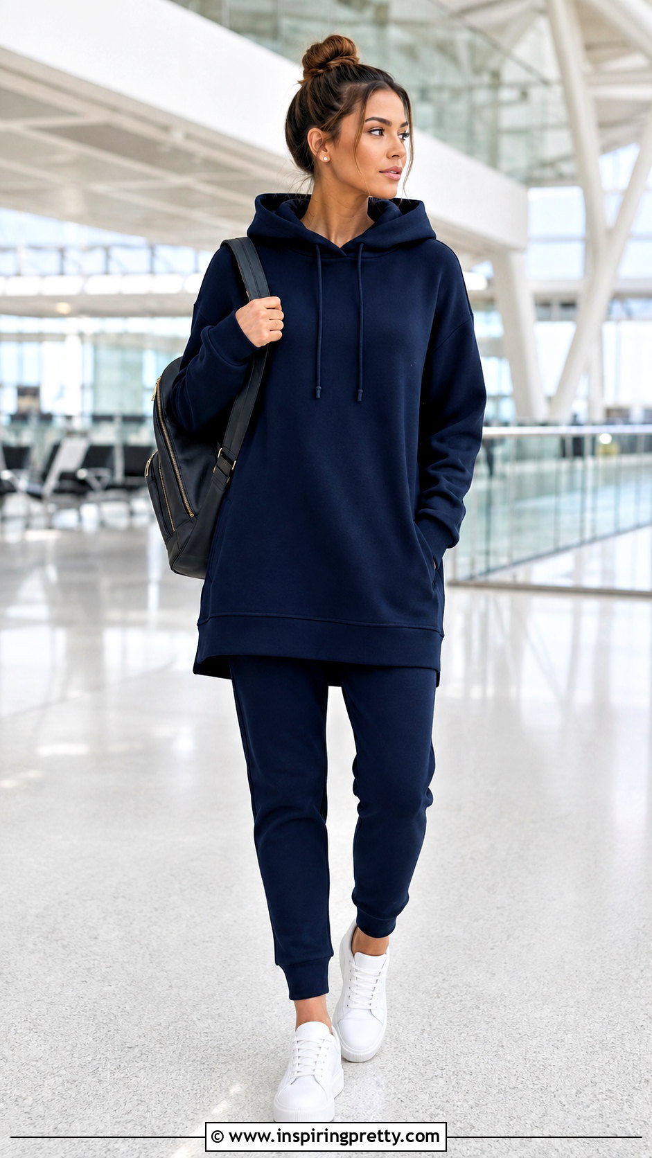 Long Hoodie With Joggers - 50 stylish long tops for women