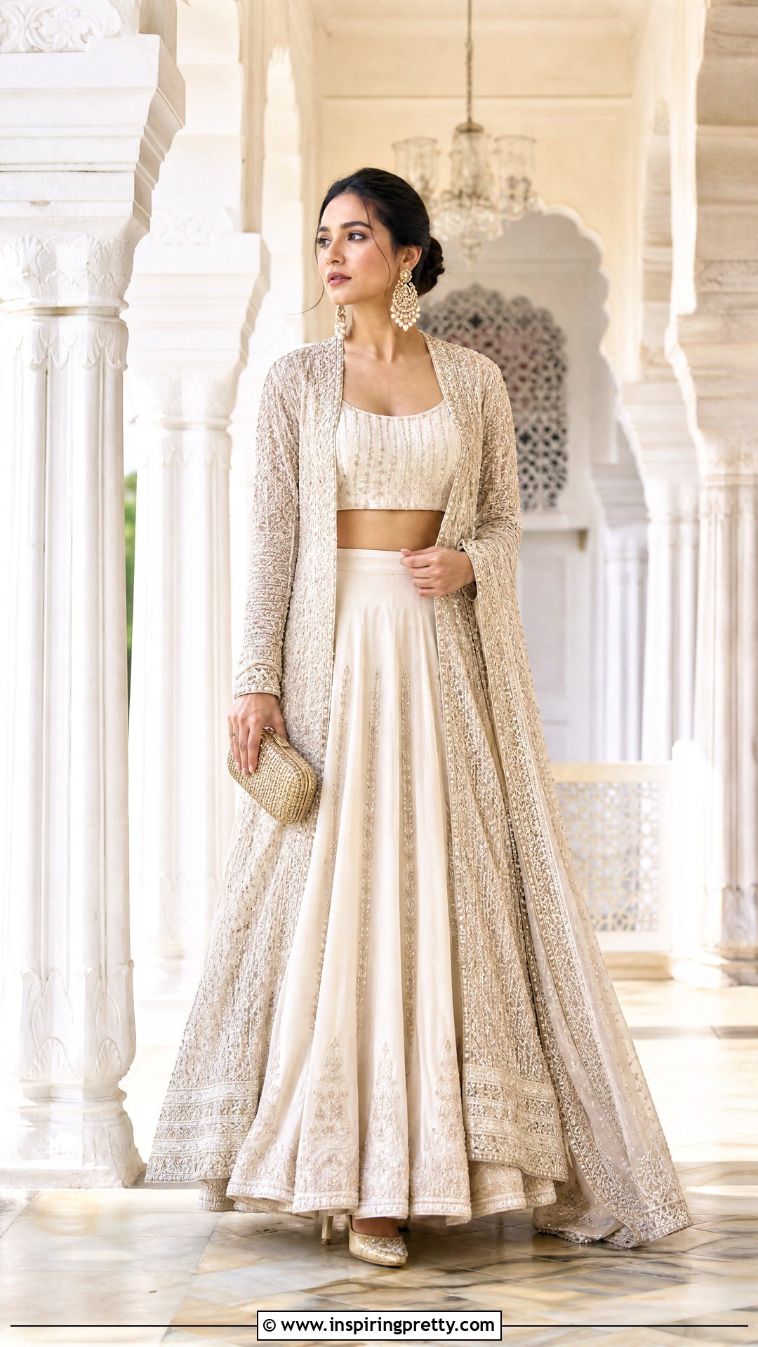 Long Indian Skirt And Jacket Top Outfit - 50 indian skirt and top outfits