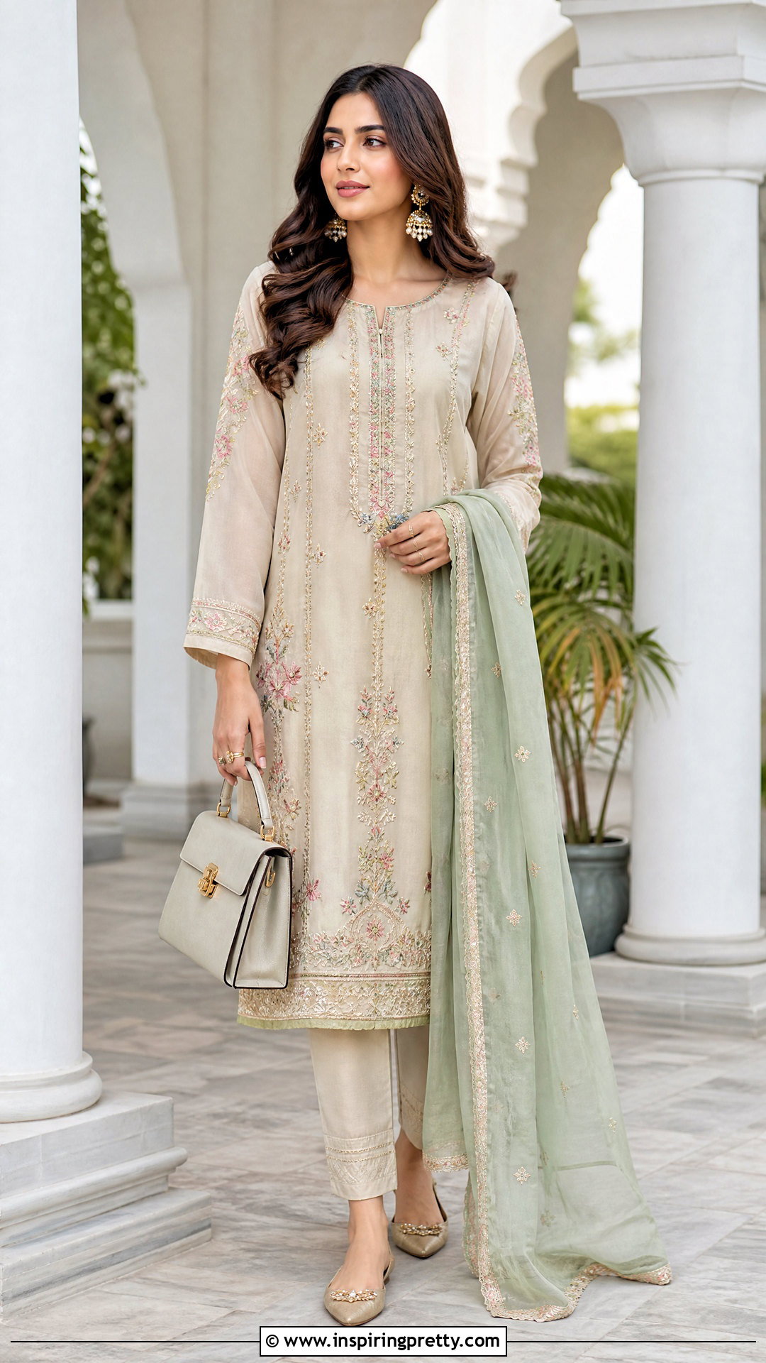 Long Kameez With Straight Pants - 50 traditional tops for women