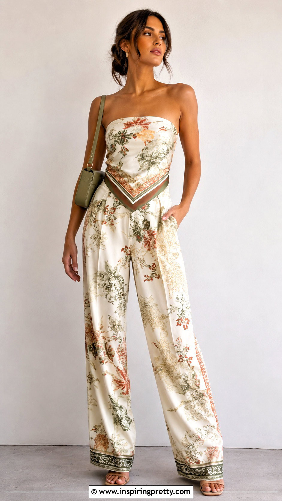Long Scarf Tube Top With Matching Pants - how to wear a long scarf as a top (25 ways)