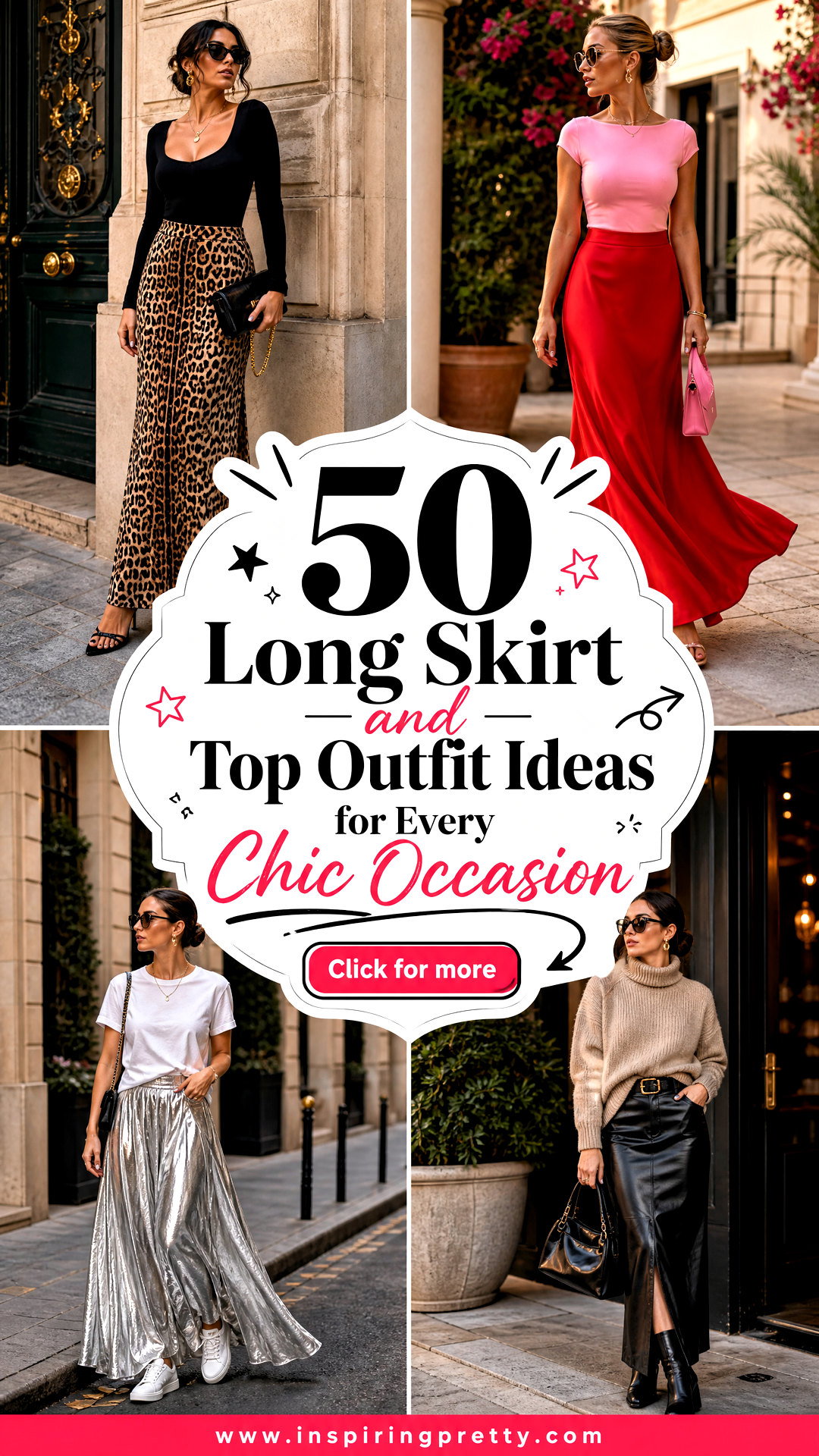 50 Long Skirt and Top Outfit Ideas for Every Chic Occasion - 50 Long Skirt and Top Outfit Ideas for Every Chic Occasion