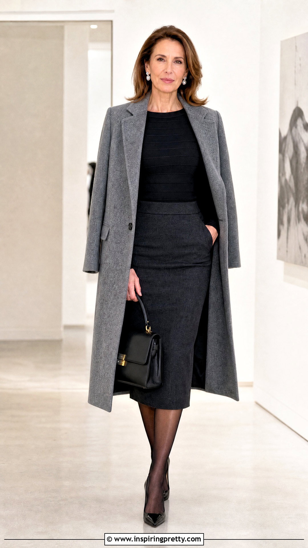 Long Sleeve Bandage Top With Pencil Skirt - 25 herve leger bandage top outfit ideas