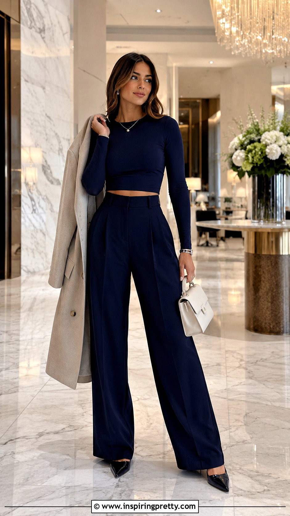 Long Sleeve Crop Top With Matching Pants - 50 Long Sleeve Crop Top Outfits