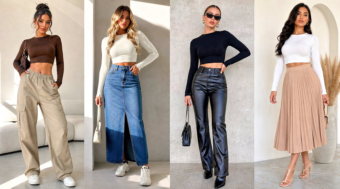 20 Long Sleeve Dress Crop Top Outfit Ideas for Chic Nights