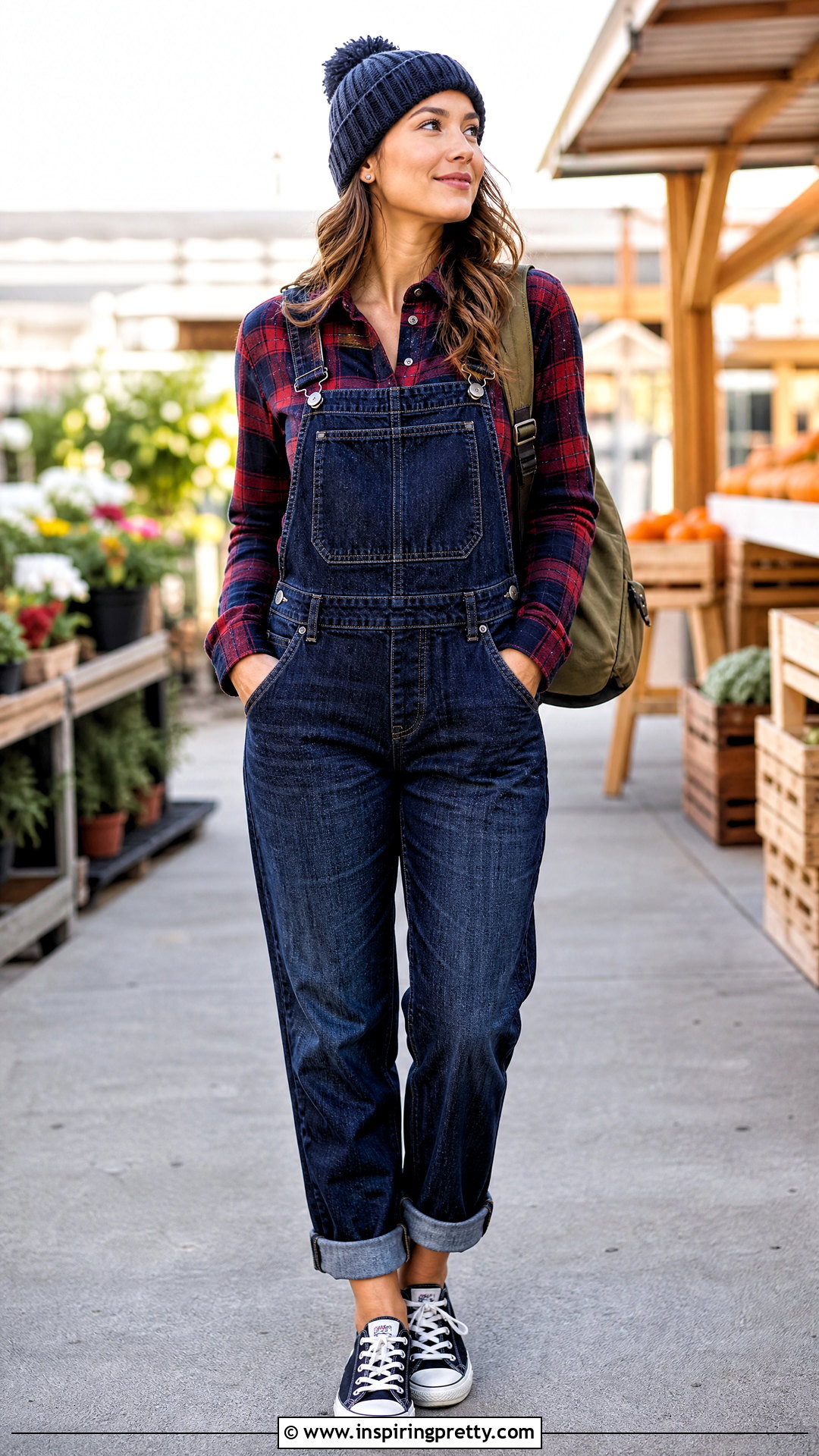Long Sleeve Flannel Top With Overalls - 20 long sleeve flannel top outfit ideas