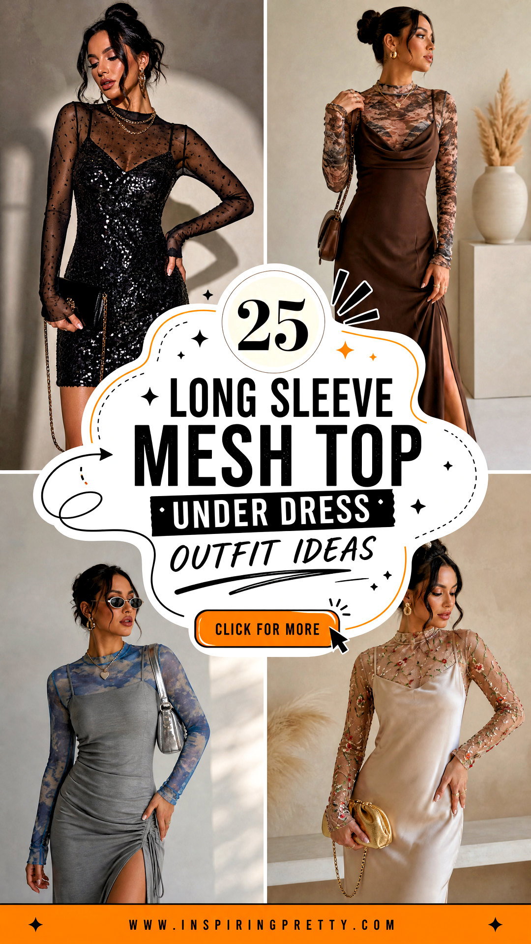 25 Long Sleeve Mesh Top Under Dress Outfit Ideas to Try Now - 25 Long Sleeve Mesh Top Under Dress Outfit Ideas to Try Now