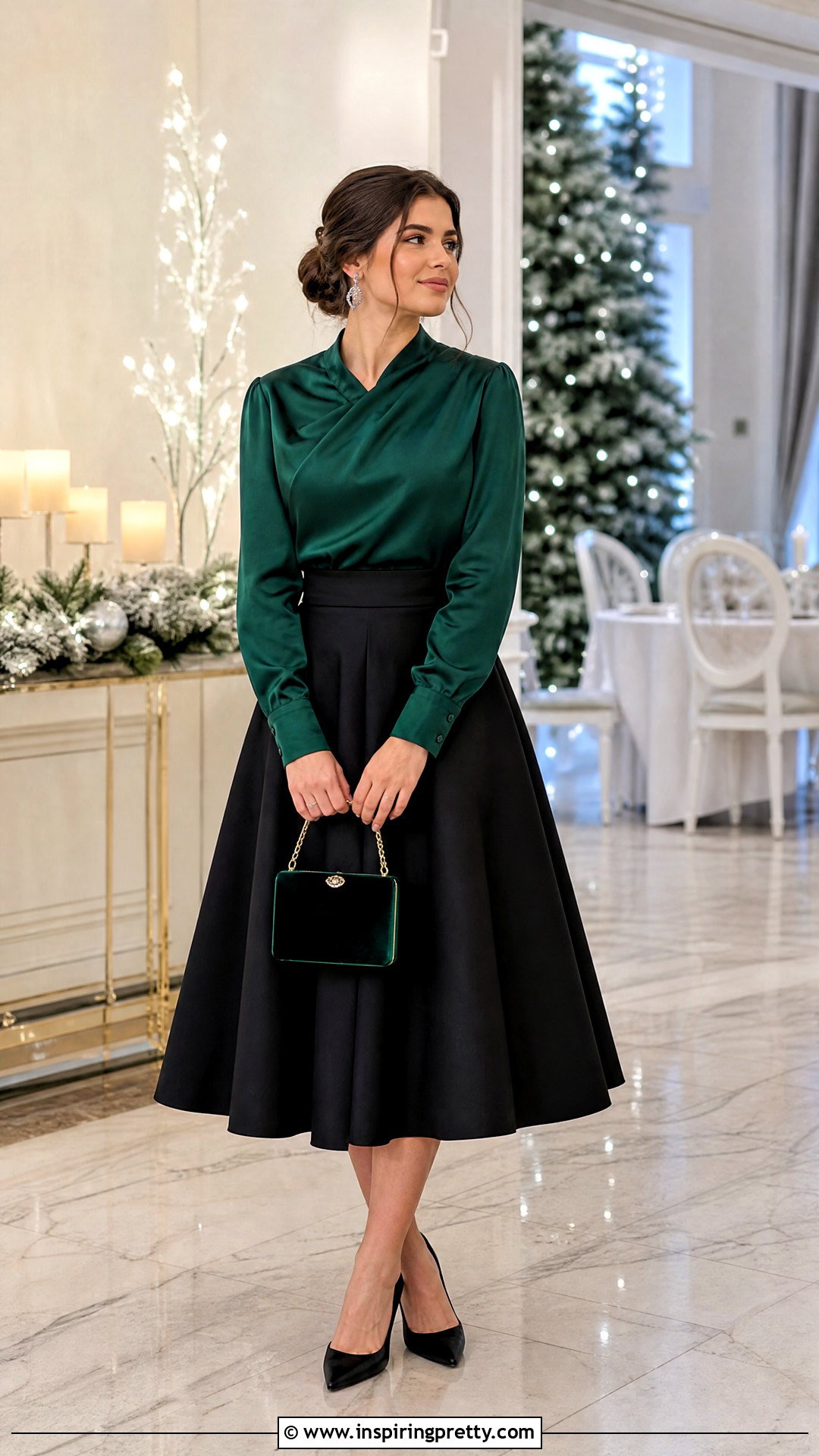 Long Sleeve Satin Top Quinceanera Outfit - 25 quinceanera tops outfit ideas