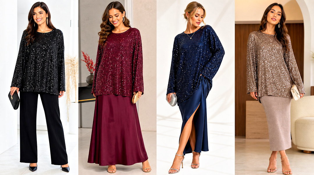 20 Long Sparkly Top Outfit Ideas for Glamorous Nights Out