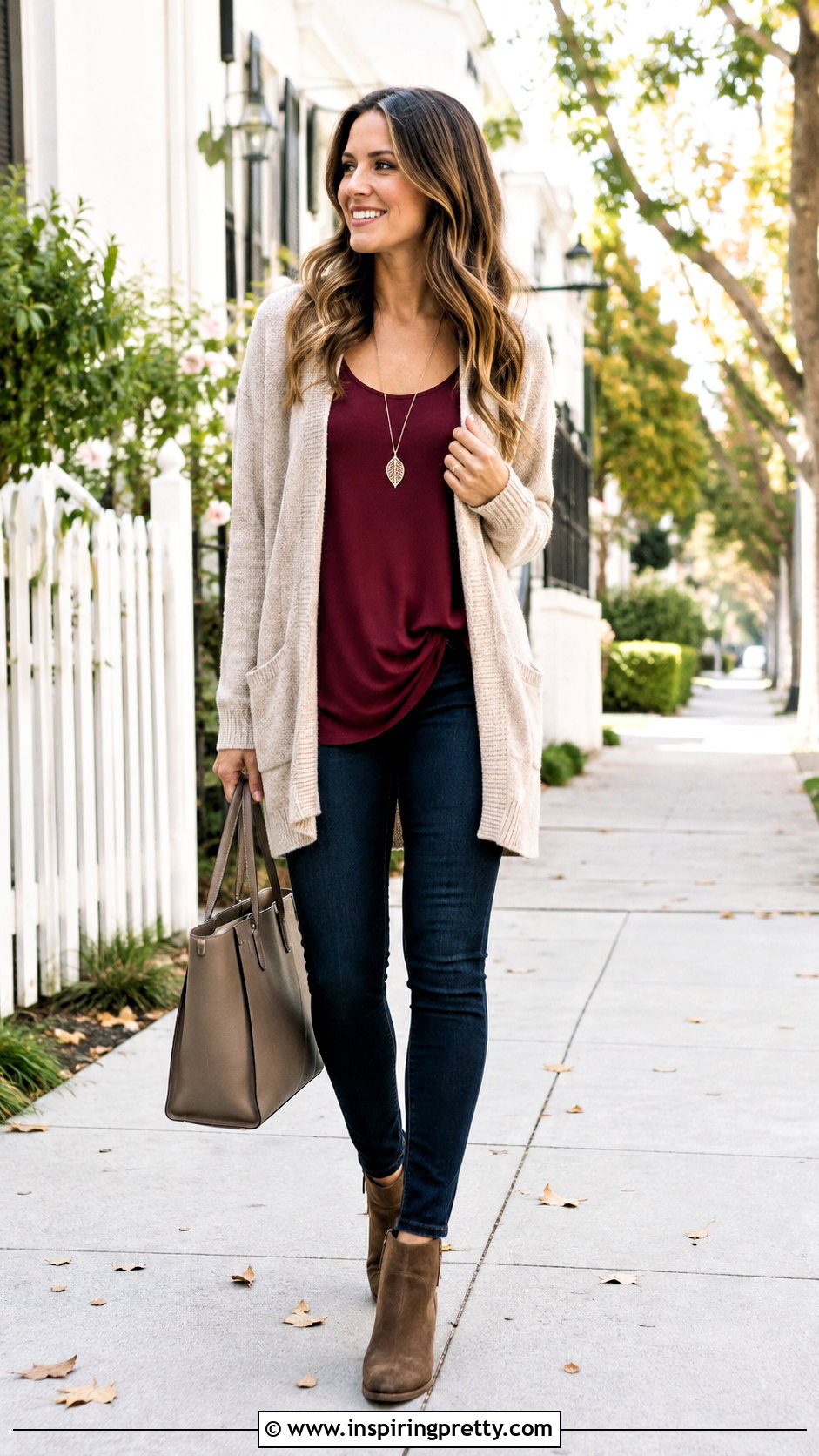 Long Tank Top With Skinny Jeans And Cardigan - 50 long tank top outfit ideas