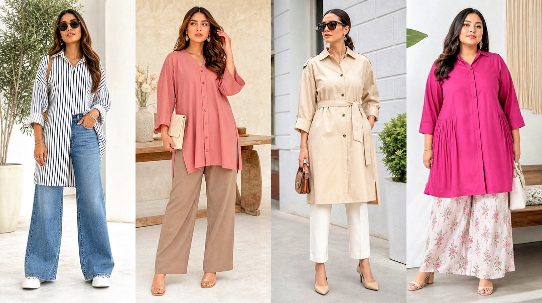 50 Long Tops Designs for Muslims Modest Looks to Inspire