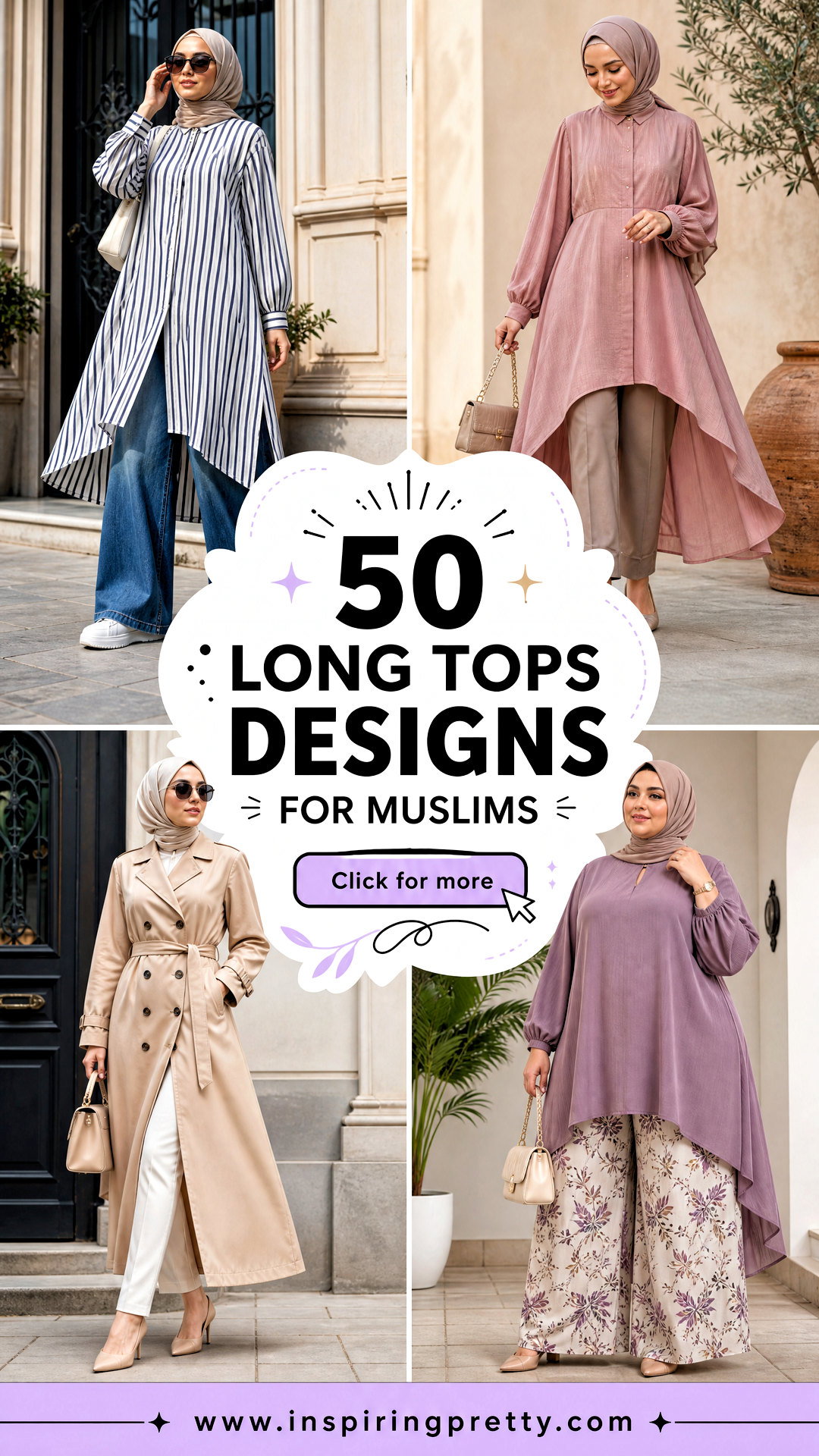 50 Long Tops Designs for Muslims Modest Looks to Inspire - 50 Long Tops Designs for Muslims: Modest Looks to Inspire