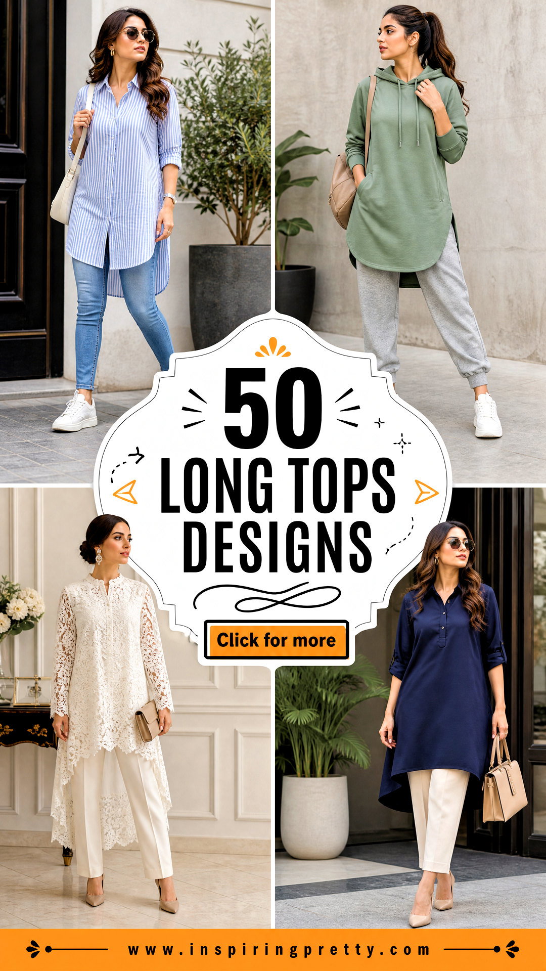 50 Long Tops Designs to Refresh Your Modern Everyday Wardrobe - 50 Long Tops Designs to Refresh Your Modern Everyday Wardrobe
