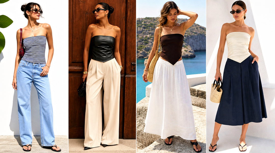 50 Long Tube Top Outfit Ideas for Bold Summer Style Inspo