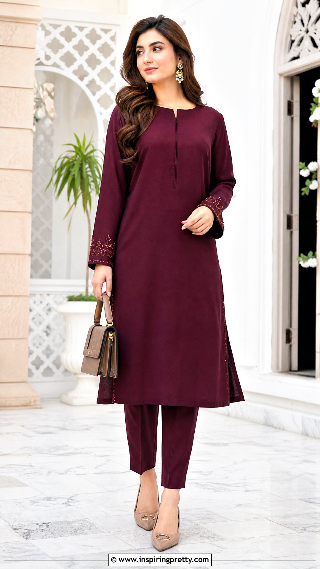 Long Tunic And Slim Trouser Set - 50 two pieces trouser and top