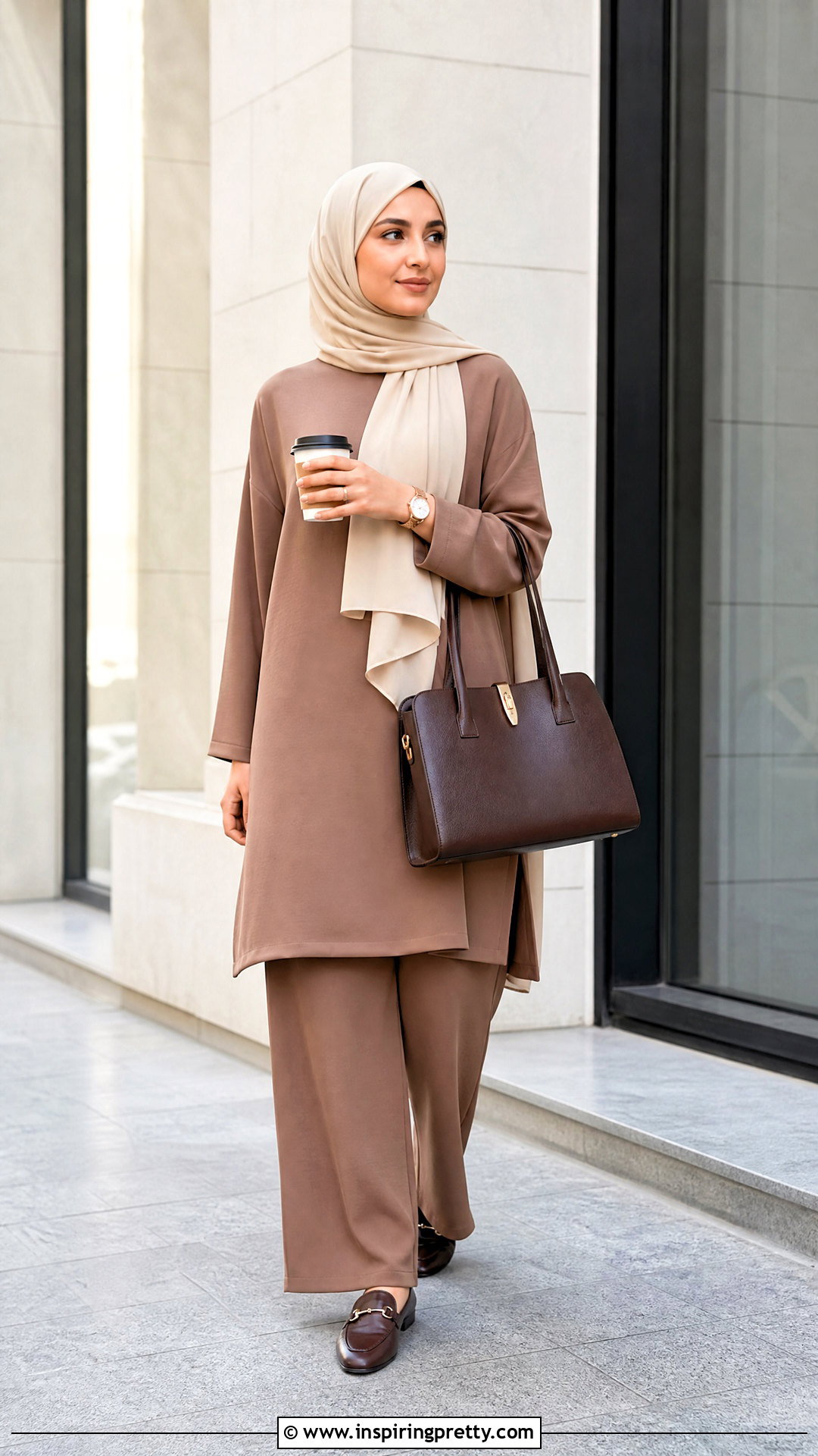 Long Tunic Co Ord With Matching Pants - 50 long tops designs for muslims