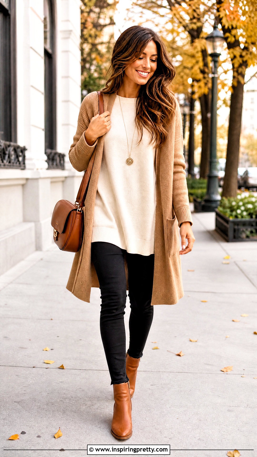 Long Tunic Top With A Long Cardigan - 50 long tunic tops outfit ideas