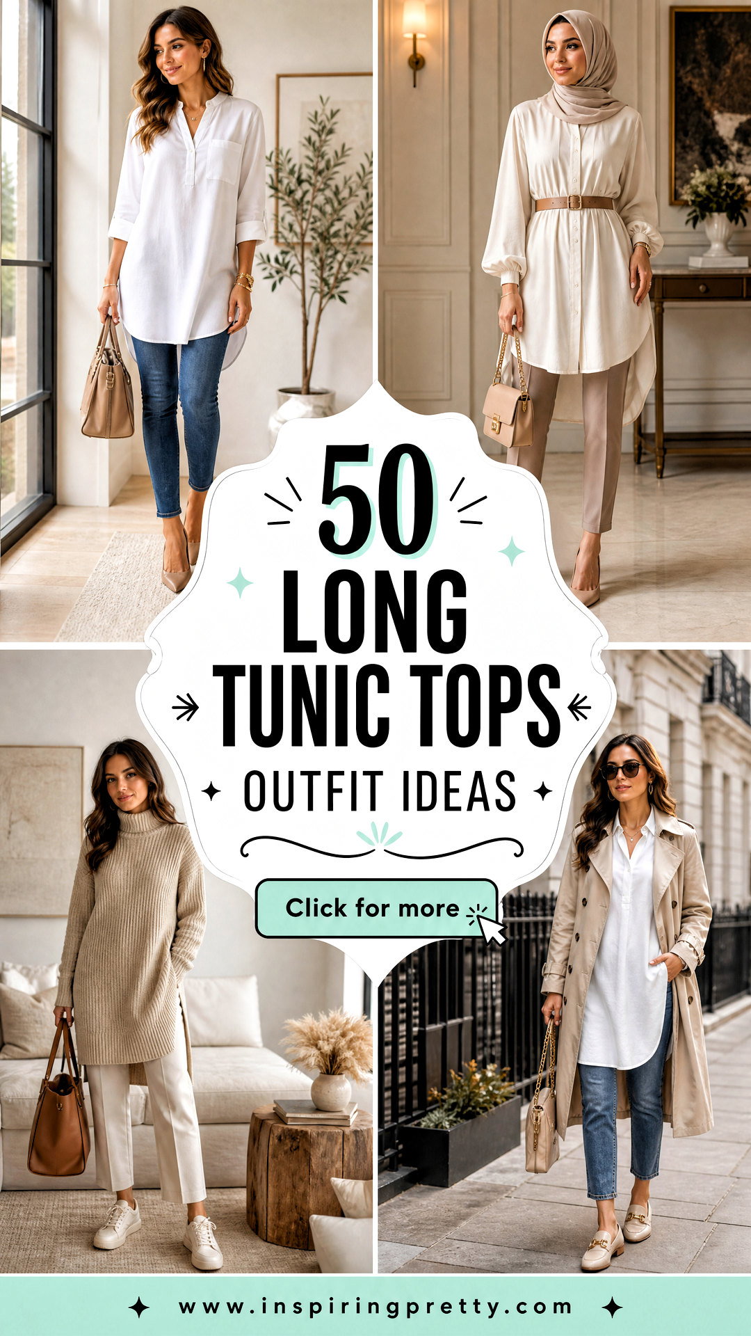 50 Long Tunic Tops Outfit Ideas for Chic Modest Layering - 50 Long Tunic Tops Outfit Ideas for Chic Modest Layering