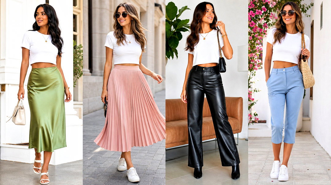 25 Longer Crop Tops Outfit Ideas for Chic Everyday Looks