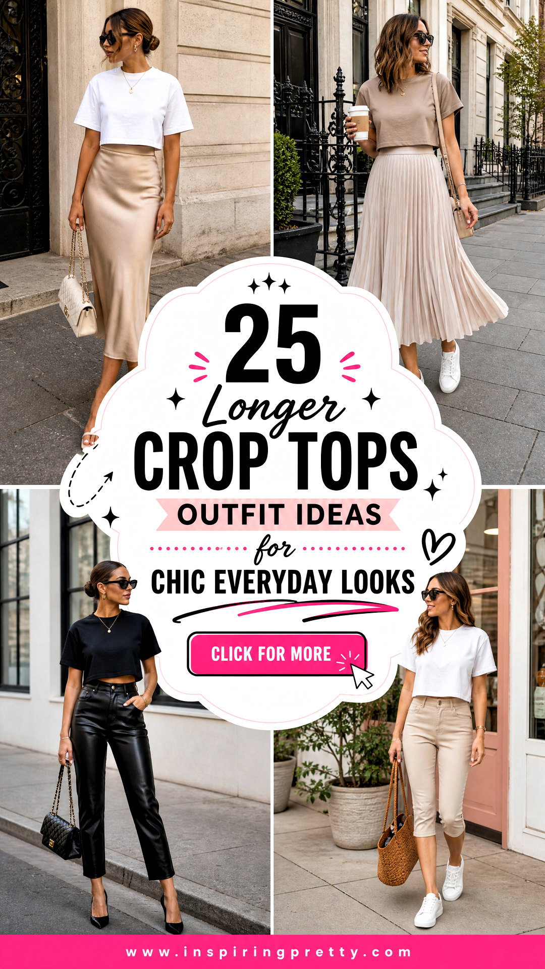 25 Longer Crop Tops Outfit Ideas for Chic Everyday Looks - 25 Longer Crop Tops Outfit Ideas for Chic Everyday Looks