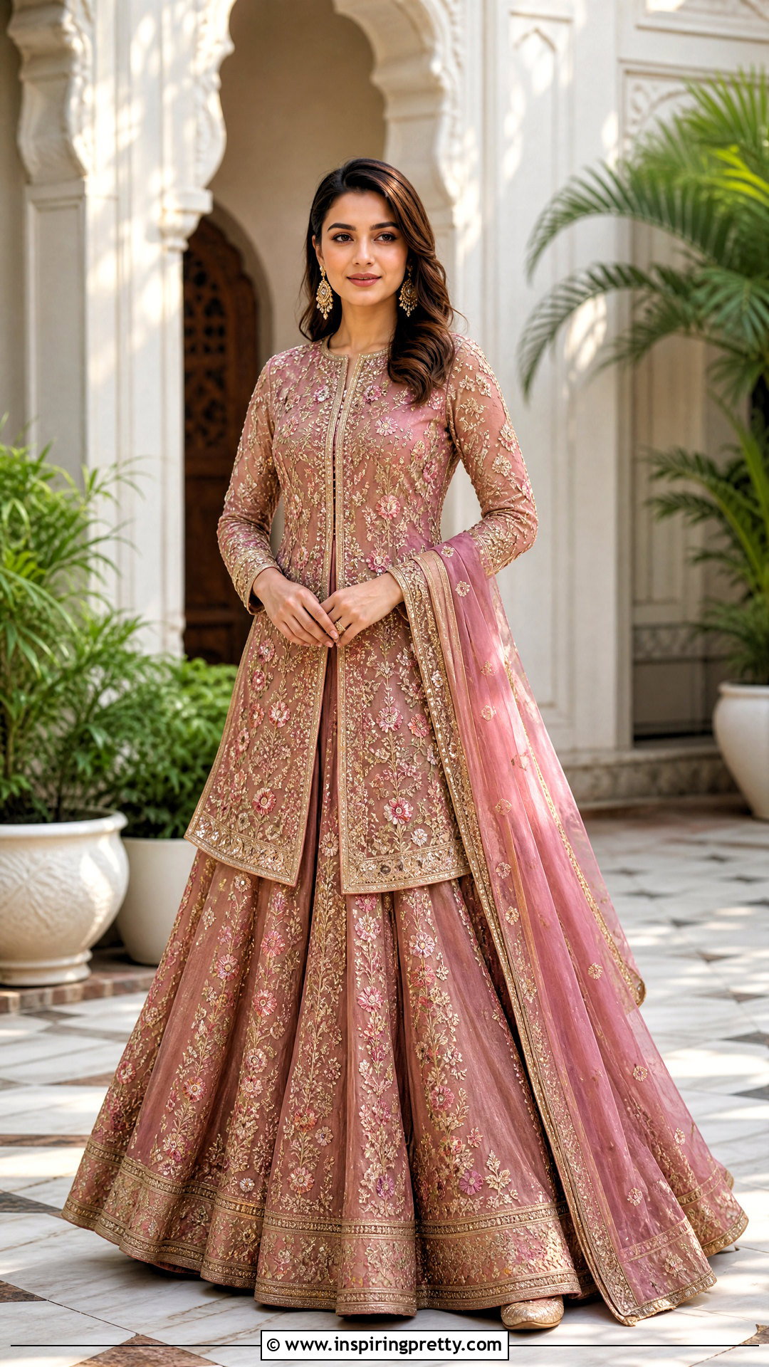 Longline Choli With Panelled Lehenga - 50 traditional tops for women