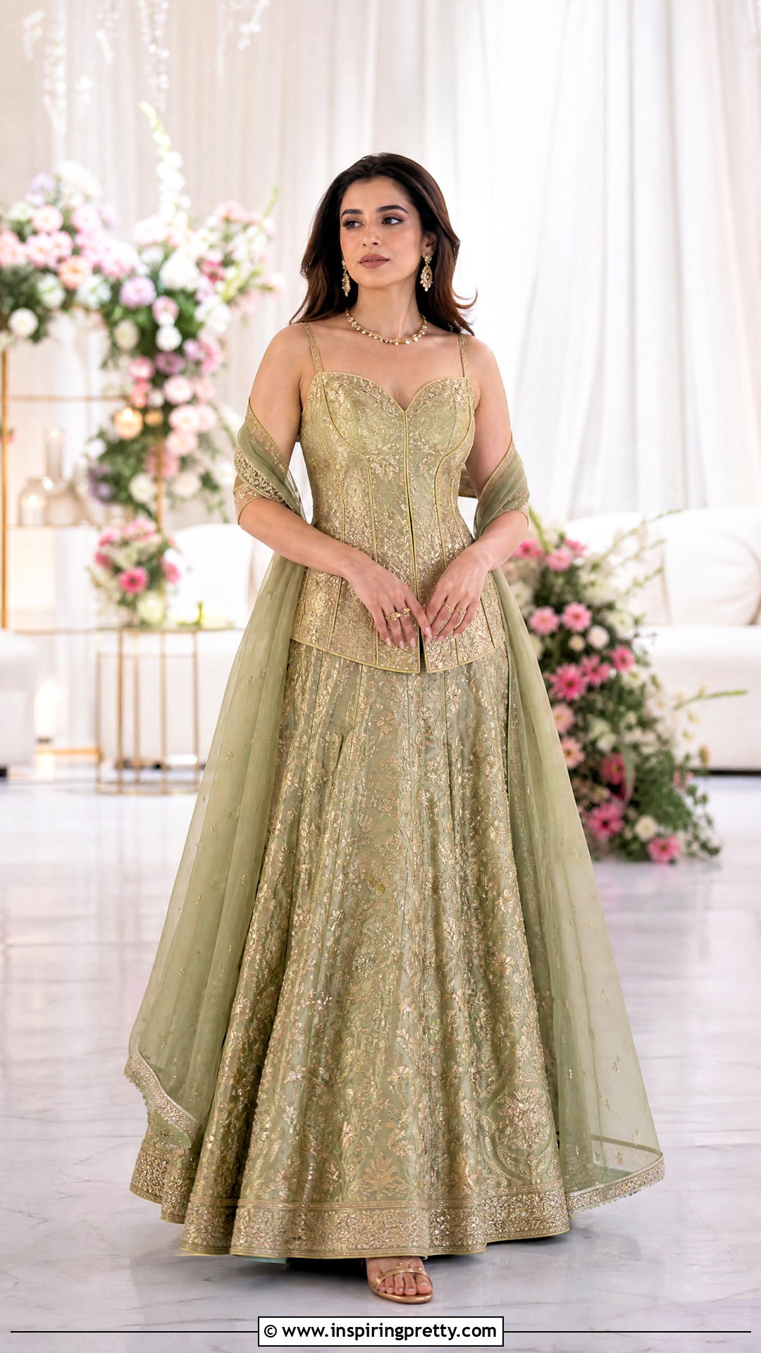 Longline Corset Lehenga Top - 50 lehenga top design ideas