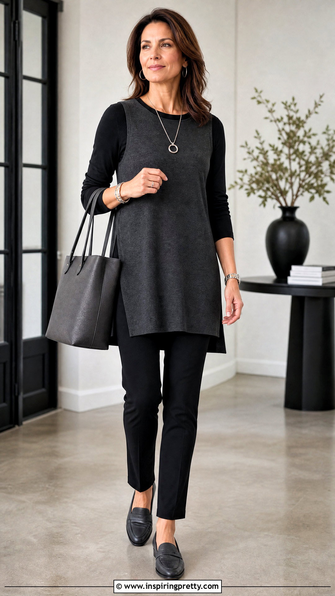 Longline Tank Top Over Fitted Shirt Outfit - 50 tank top over shirt outfit ideas