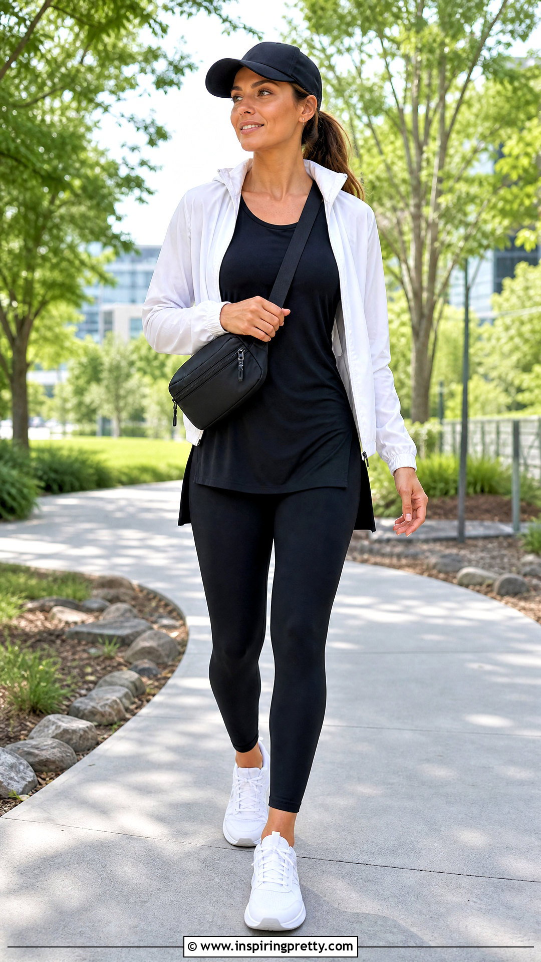 Longline Tank Top With Leggings - 50 tank top designs