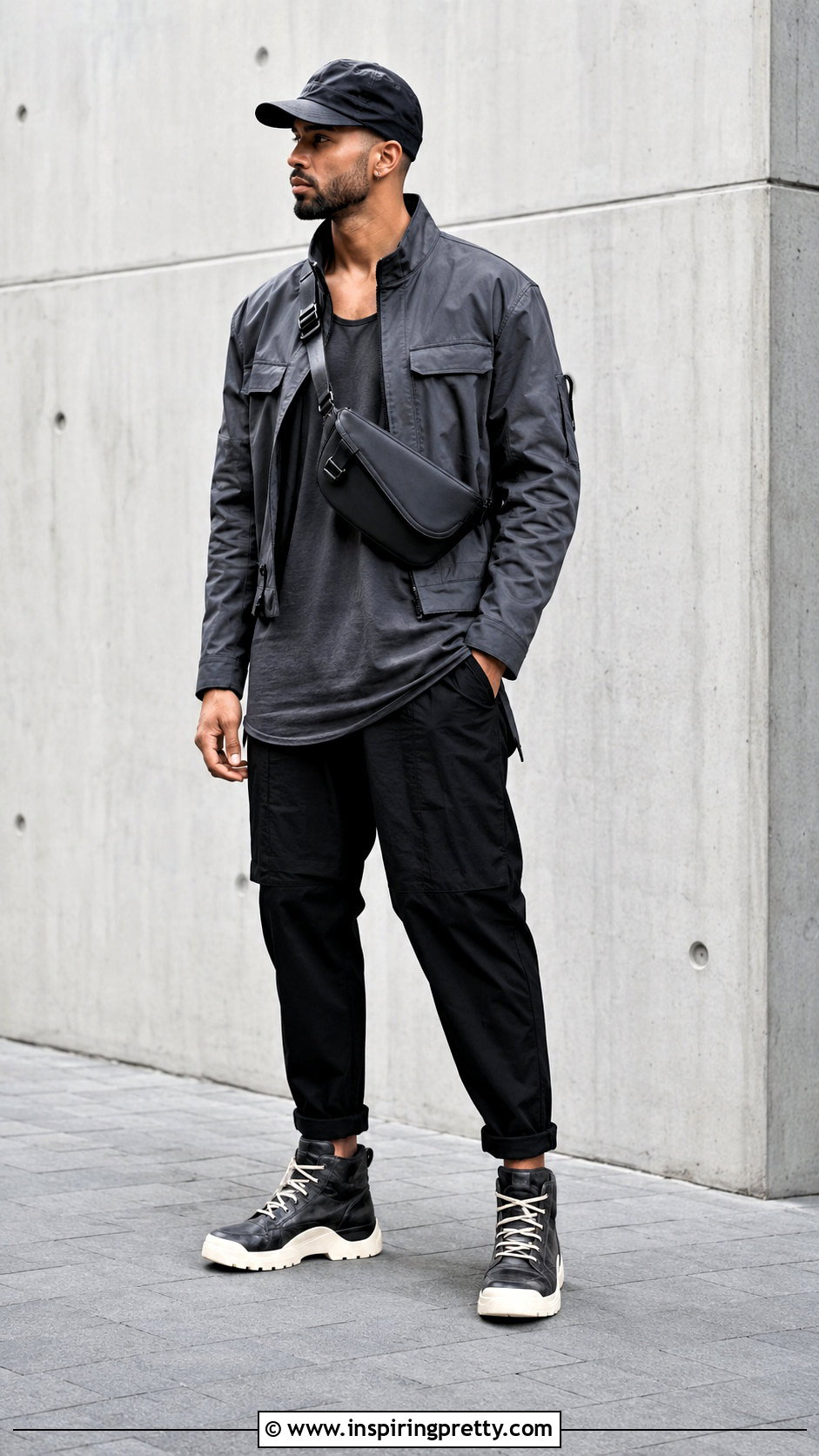 Longline Tank Top With Tapered Pants - 20 men’s tank tops