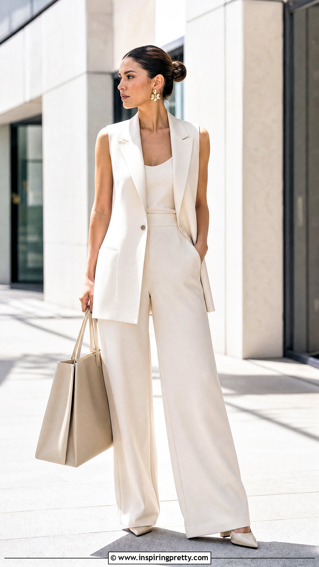 Longline Vest Top With Matching Pants - 50 modern tops for women