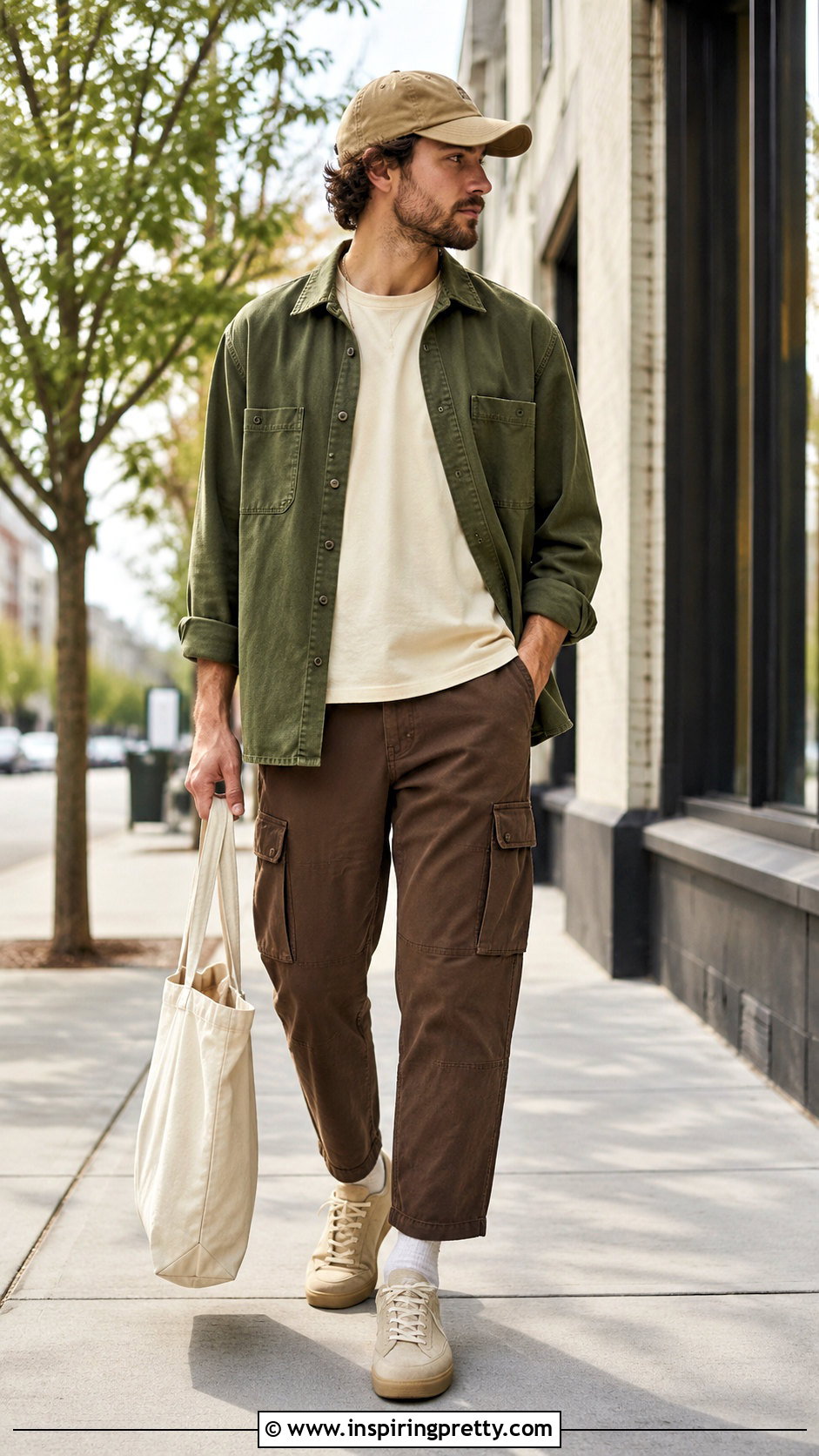 Loose Crop Top With An Overshirt - 25 Loose Crop Top Men outfit ideas
