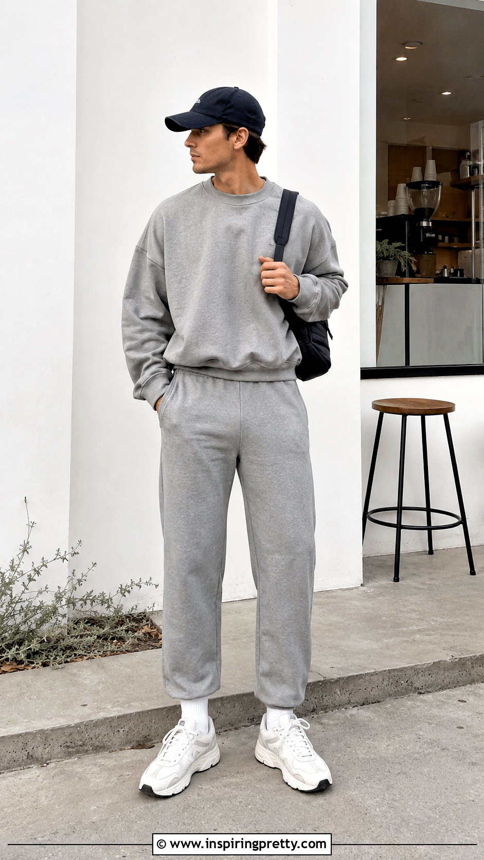 Loose Crop Top With Sweatpants - 25 Loose Crop Top Men outfit ideas