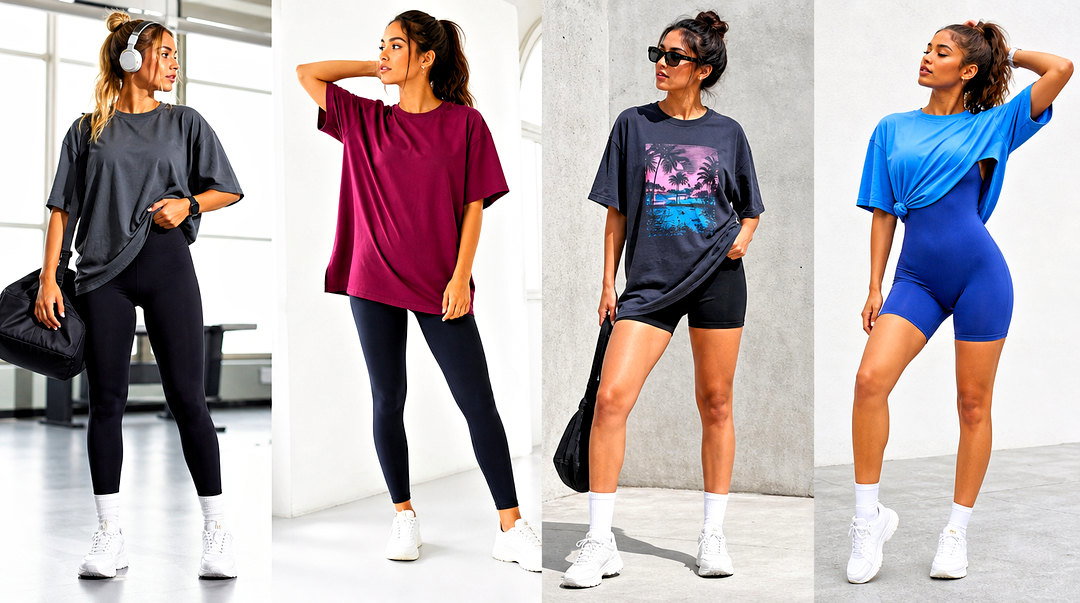 20 Loose Fitting Workout Tops Outfit Ideas for Active Days
