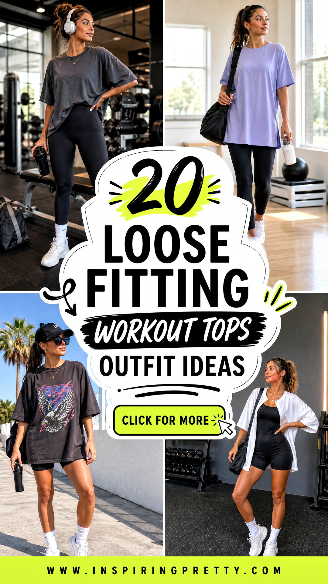 20 Loose Fitting Workout Tops Outfit Ideas for Active Days - 20 Loose Fitting Workout Tops Outfit Ideas for Active Days