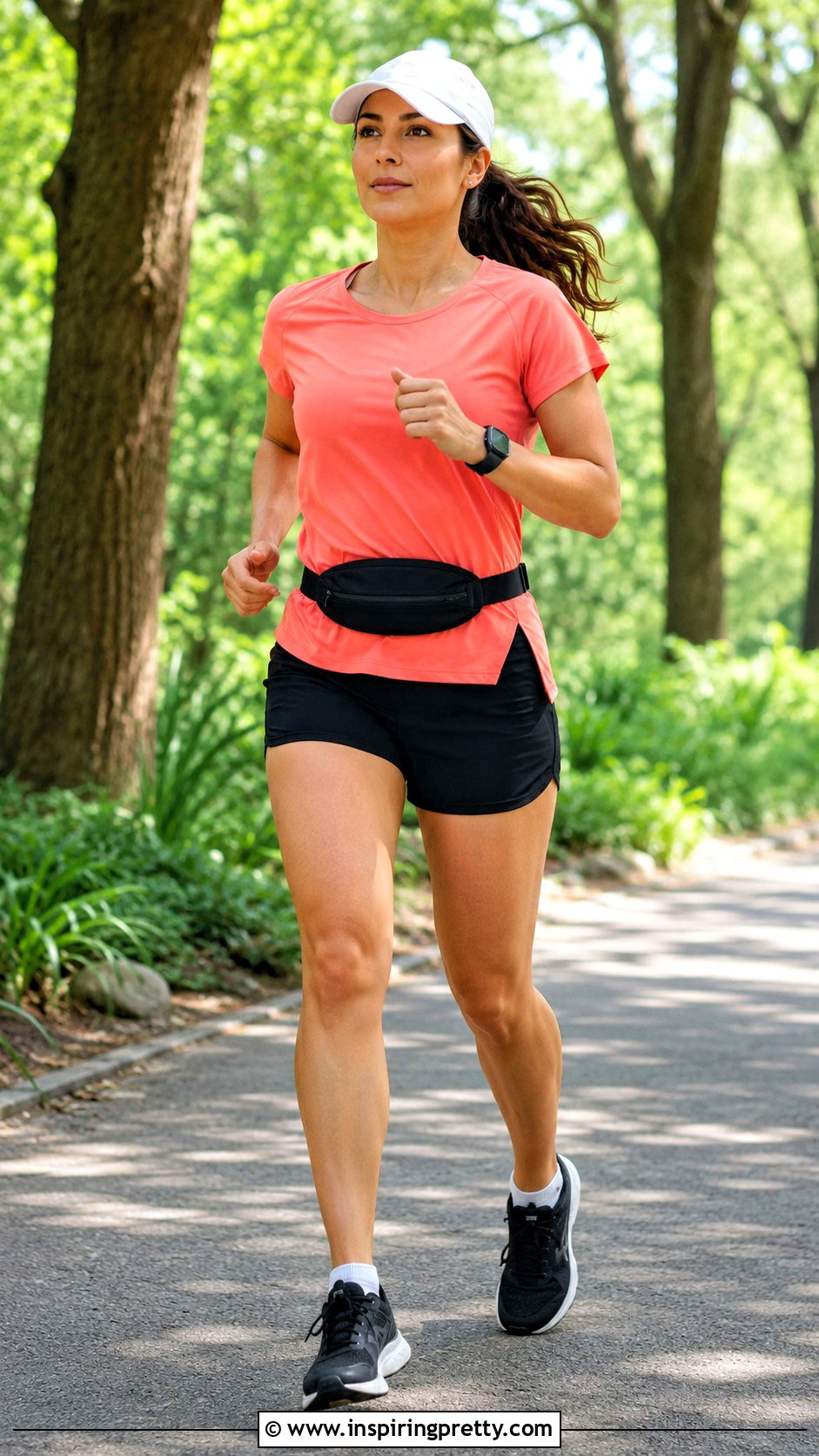 Loose Gym Top With Running Shorts - 25 Loose Gym Tops outfit ideas