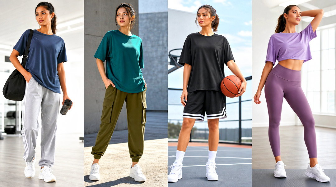 25 Loose Gym Tops Outfit Ideas for Stylish Training Days