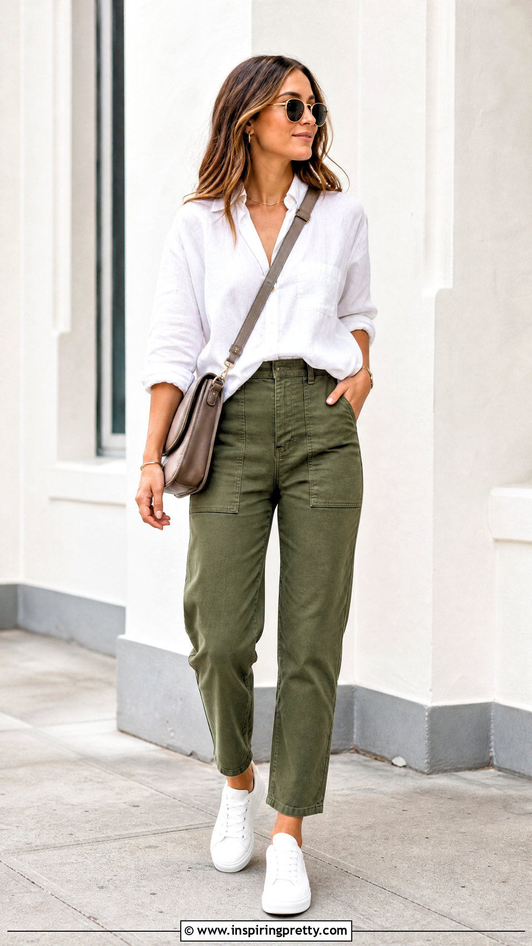 Loose Top And Utility Pants Outfit - 50 loose top outfit ideas