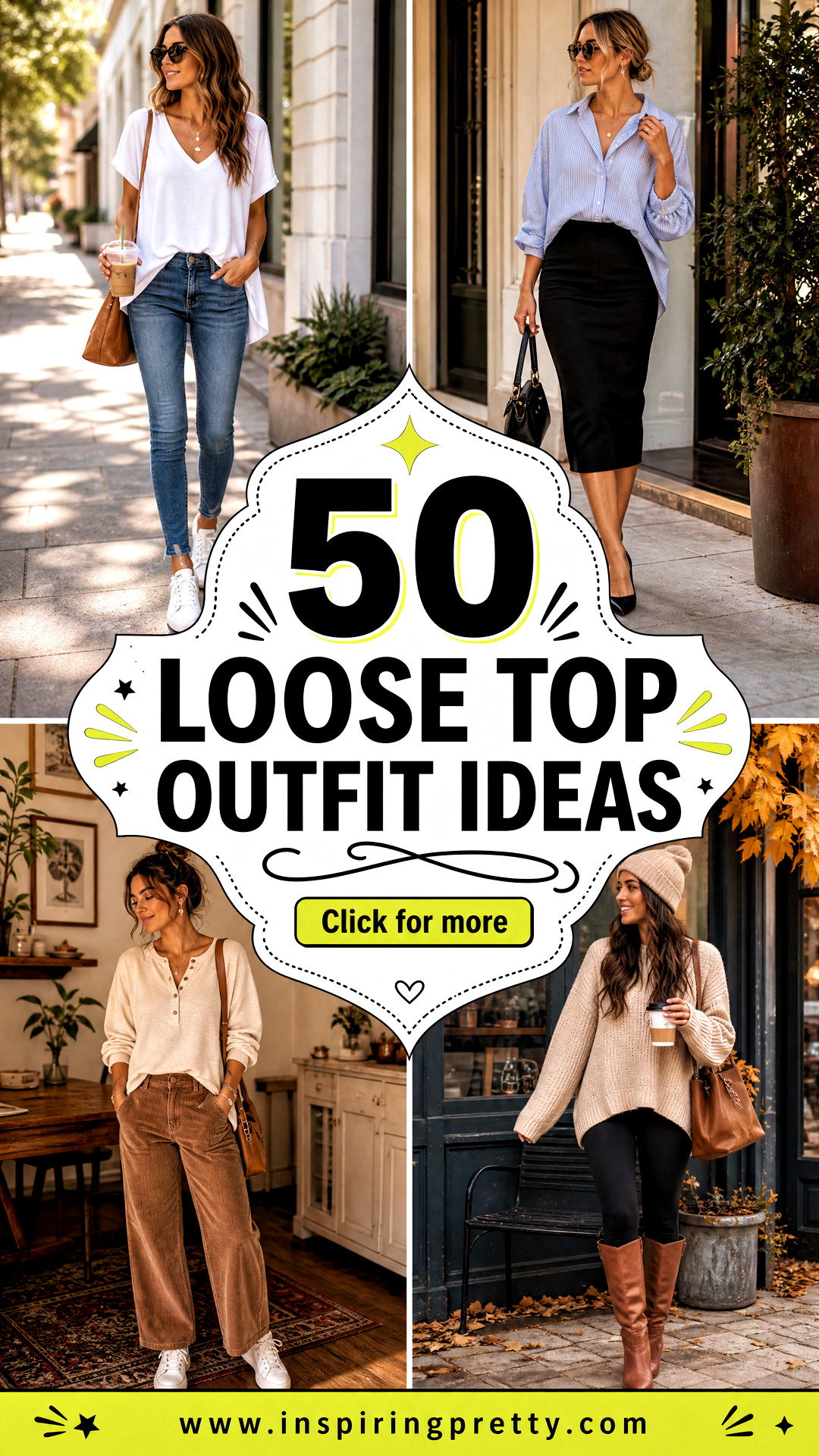 50 Loose Top Outfit Ideas for Breezy Everyday Style Wins - 50 Loose Top Outfit Ideas for Breezy Everyday Style Wins