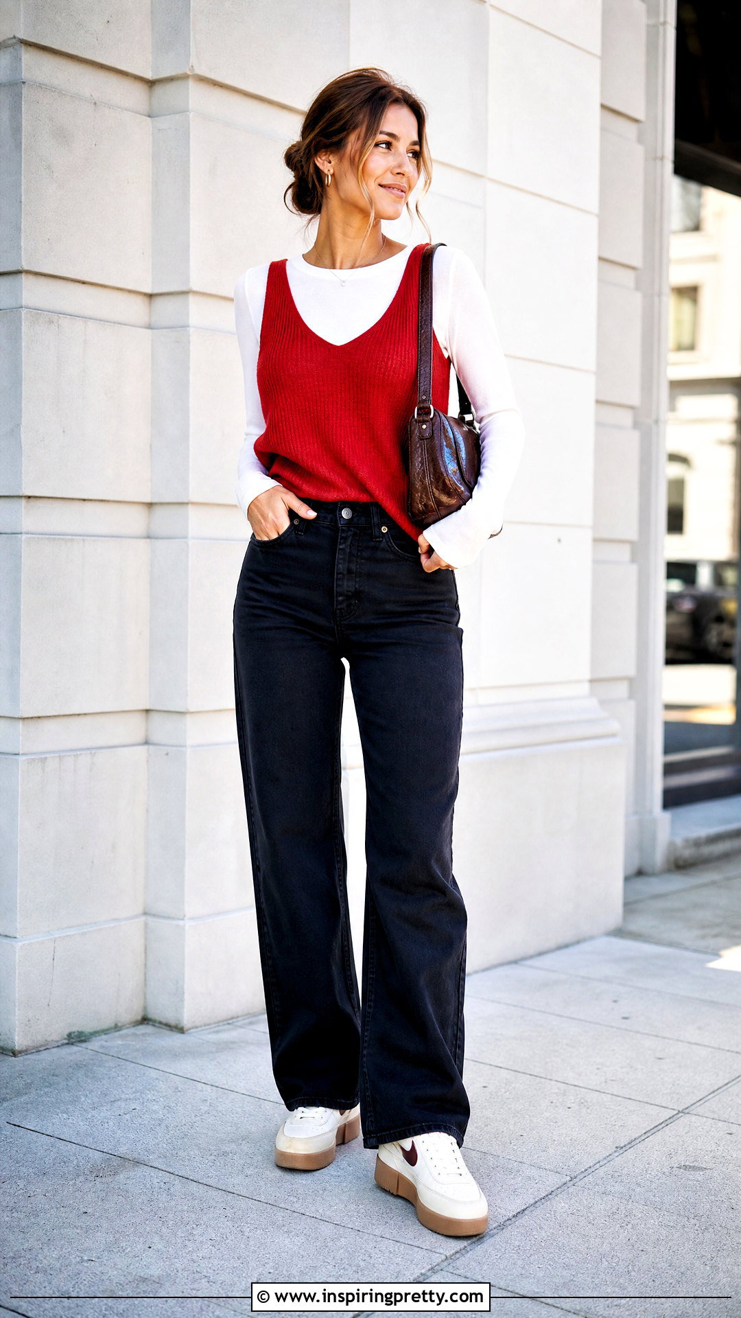 Love Tank Top Over A Long Sleeve Shirt - 25 Love Tank Top outfit ideas