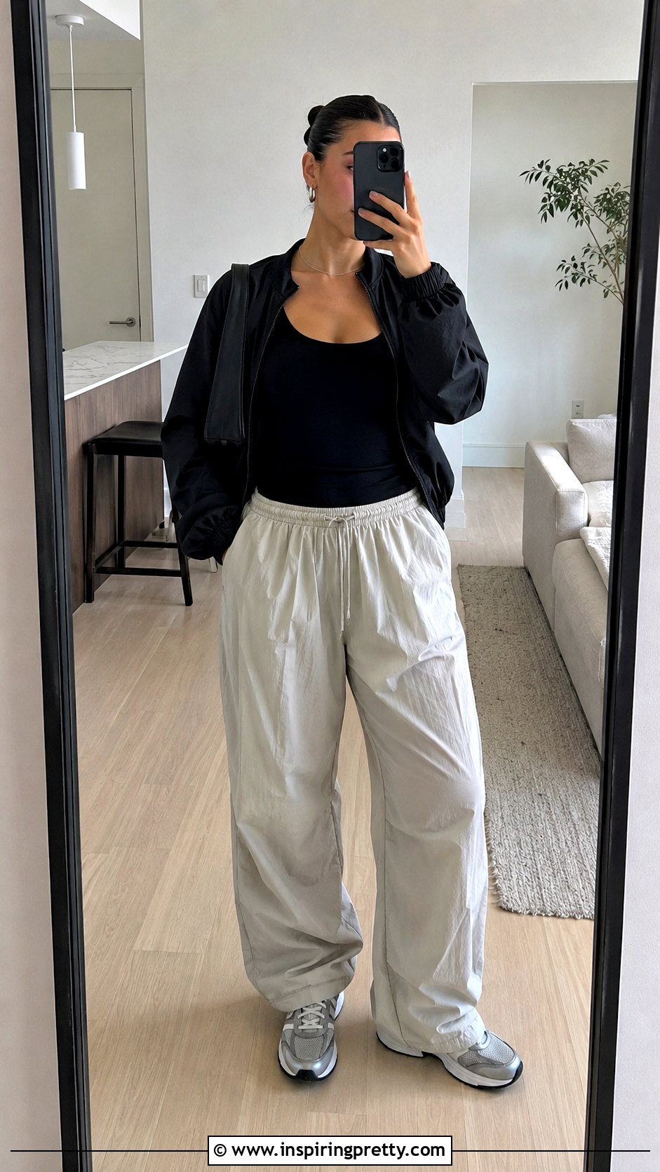 Lula Top With Parachute Pants - 20 aritzia sunday best lula top outfit ideas