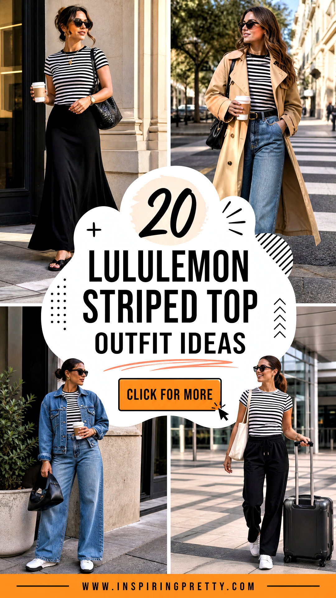 20 Lululemon Striped Top Outfit Ideas for Effortless Style - 20 Lululemon Striped Top Outfit Ideas for Effortless Style
