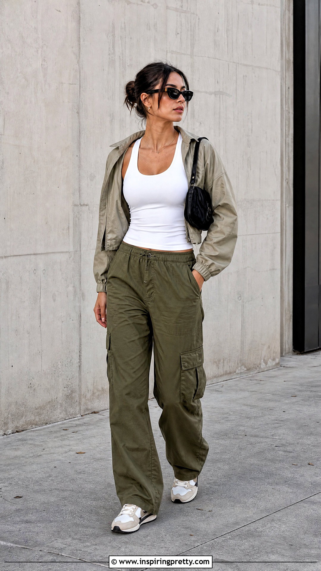 Lululemon Tank With Cargo Pants - 50 lululemon tank top outfit ideas