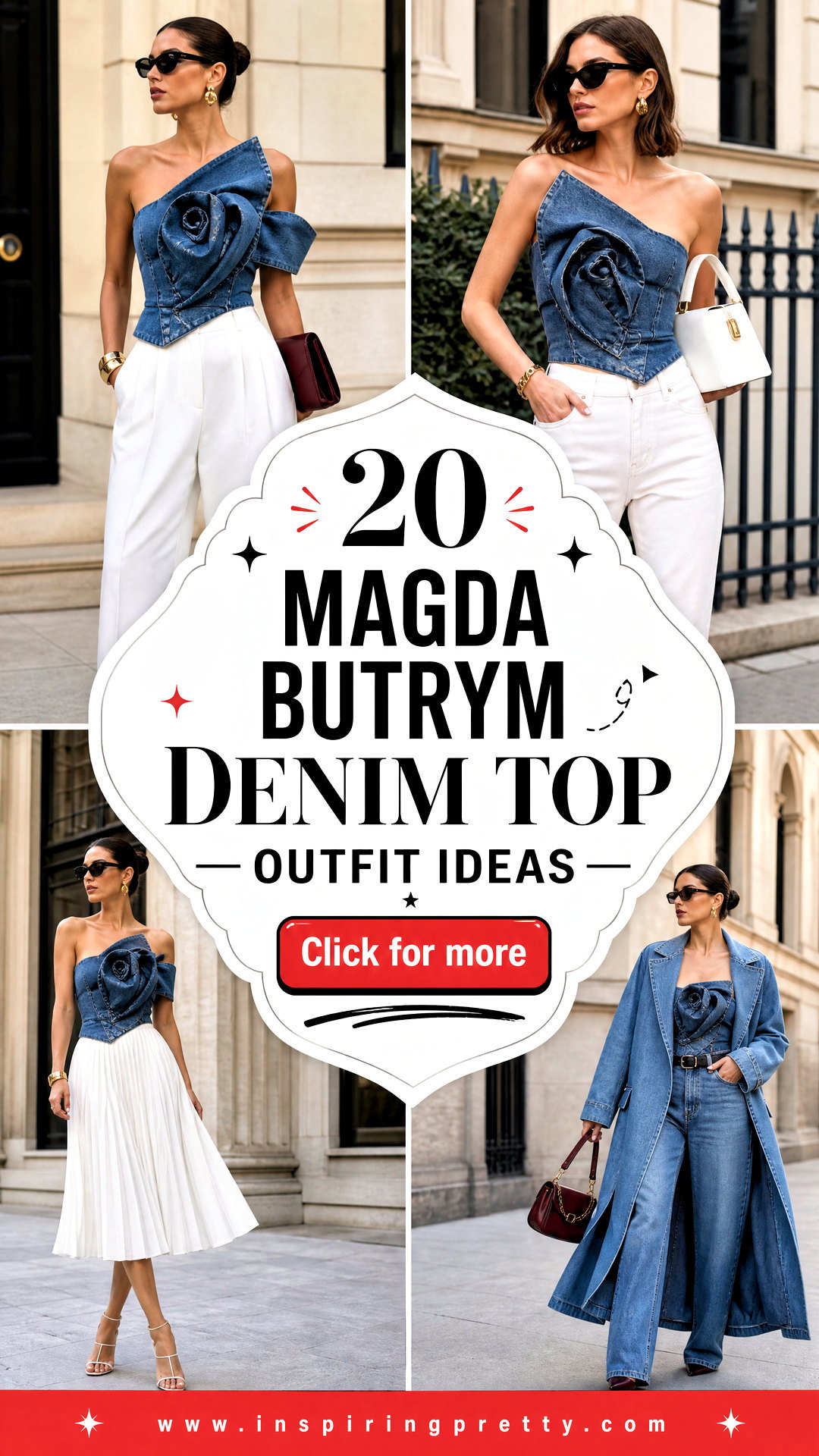 20 Magda Butrym Denim Top Outfit Ideas for Statement Style - 20 Magda Butrym Denim Top Outfit Ideas for Statement Style